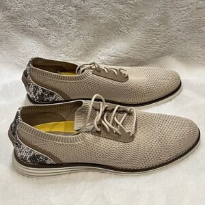 Cole Haan Womens 8.5 Original Grand Meridian Oxford Loafer Shoe Birch/Snake READ
